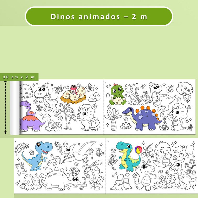 Rollo de papel para colorear Super Color