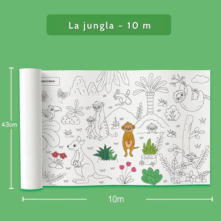 Rollo de papel para colorear Super Color